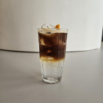 Cold espresso-tonic